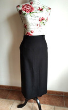 Jörg Peterson Damen Rock schwarz über Knie lang