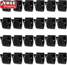 24Pcs Strong Whiteboard Magnets Magnetic Clips Heavy Duty, Refrigerator Magnets,