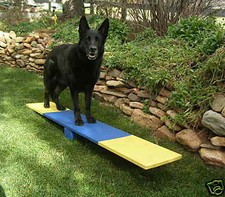 Dog Agility Mini Puppy Teeter / See Saw / Wobble Board