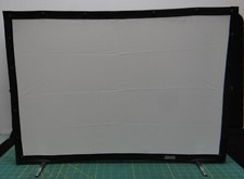 Da-Lite Fast-Fold Mini Projection Screen with Carrying Case 28"x19" Screen Size