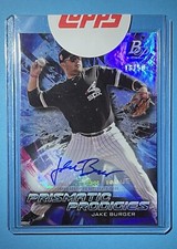 2018 Bowman Platinum, Jake Burger (RC) Rookie Autograph 18/50, #PPP-4, Marlins