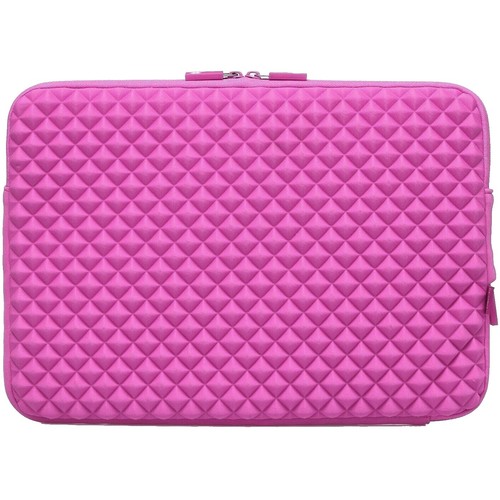 AmCase Neoprene Laptop Sleeve For 11.6-12 Inch Chromebooks | Pink Travel Case With Handle