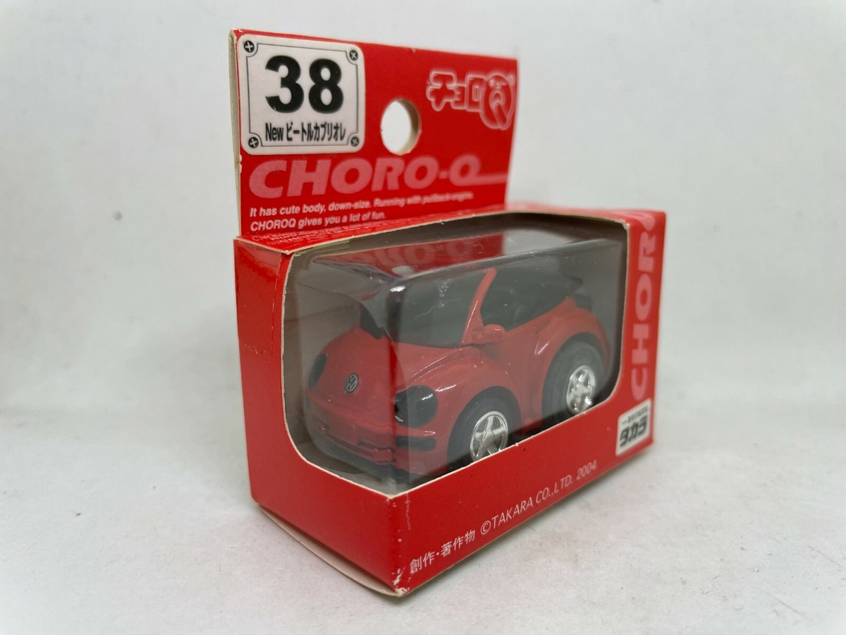 チョロQ 赤箱 CHORO-Q RED BOX CHORO Q VOLKSWAGEN NEW BEETLE CABRIOLET REDBOX 38 2 CARS SET