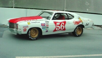 56 Jim Hurtubise Miller Chevelle 1/32nd scale Waterslide Nascar