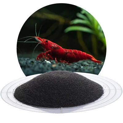 AQUACOLOR Aquariumsand schwarz 5 kg 0,4-0,8 mm Bodengrund Aquariengrund Sand Aquarium fein