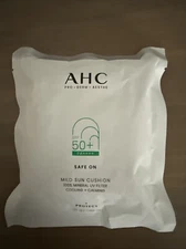 AHC Safe On Cooling Calming Sun Block Screen Face Cushion 25g SPF50+