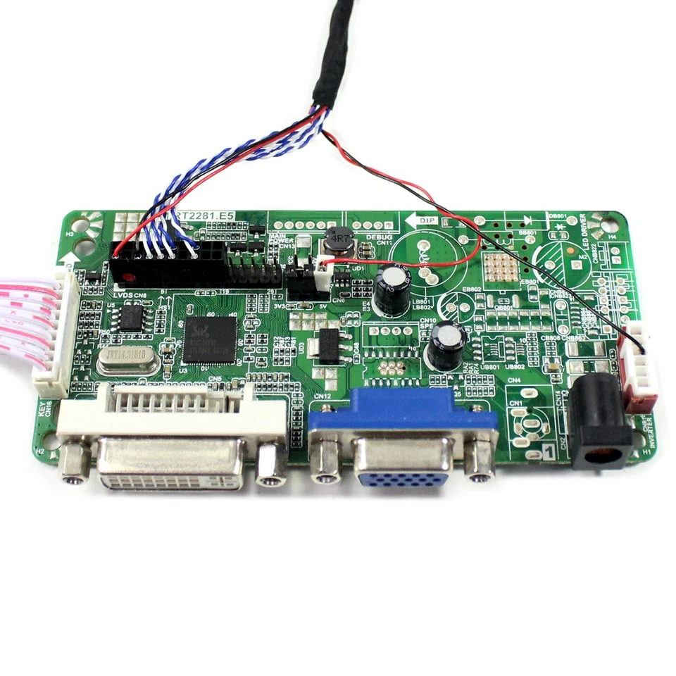 7" 800x600 CLAA070MA0ACW LCD Bildschirm LVDS TTL Tcon Board DVI VGA LCD Controller - Bild 4 von 4