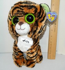 NWMT Exact Boo #132 Retired TY beanie Boos 9" STRIPES the tiger Purple Tag 2011