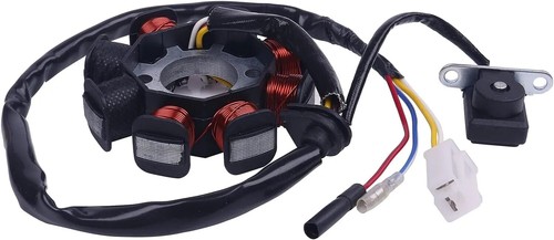 GY6 50cc Magneto Stator Racing Ignition Coil CDI Box Moped Scooter ATV Go Kart E - Foto 6