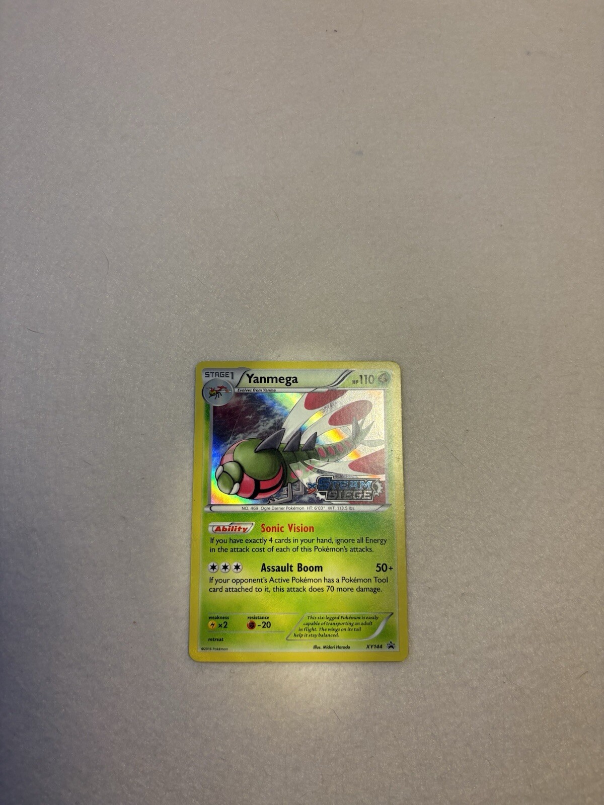 Yanmega (XY Steam Siege Prerelease) XY144 Xy Promos Holo
