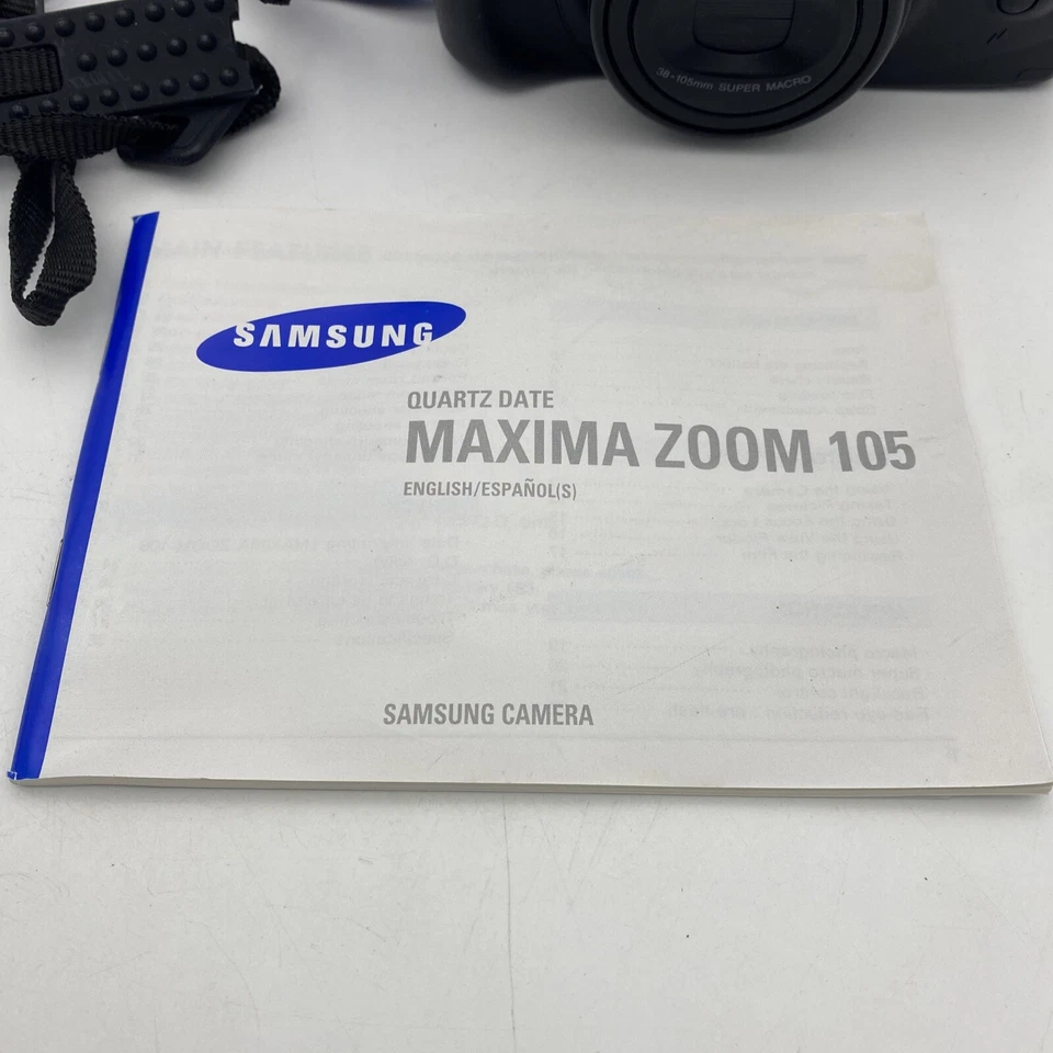 SAMSUNG Maxima Zoom 105 Ti 35 mm Camera Tested With Box And Manual - Image 2 of 4