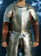 Medieval Handmade Half Body Armor Suit With Cuirass & Pauldron Made From Metal