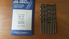 DRILL BITS COBALT 16 .177 dia DRILLS 30 pcs for 10.00