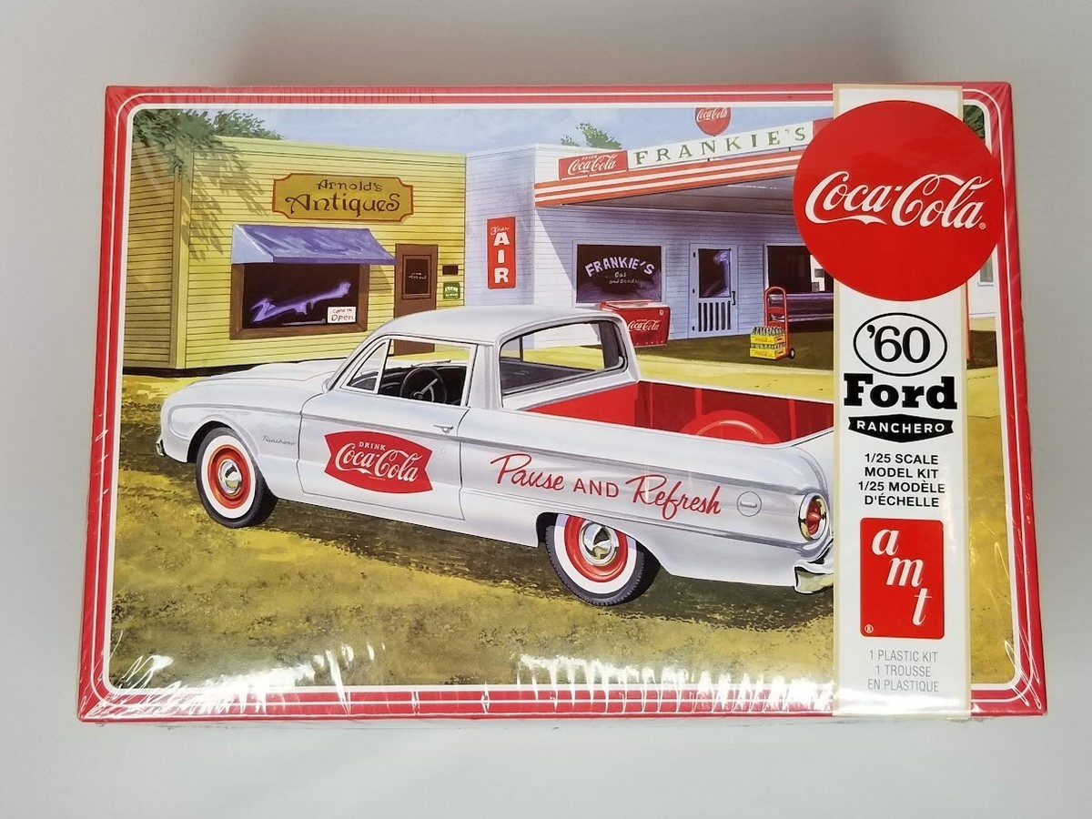 Mustang Model Car Kit AMT Skill 3 Model Kit - 1960 Ford Ranchero With ...