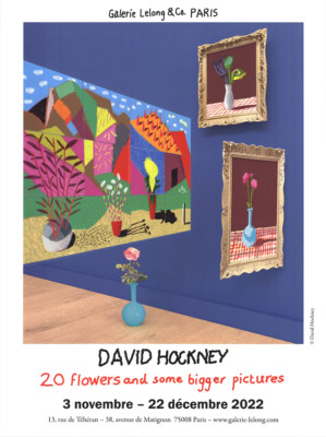 DAVID HOCKNEY 20 Flowers and Some Bigger Pictures 31.5'' x 23.75'' Offset Lithogra