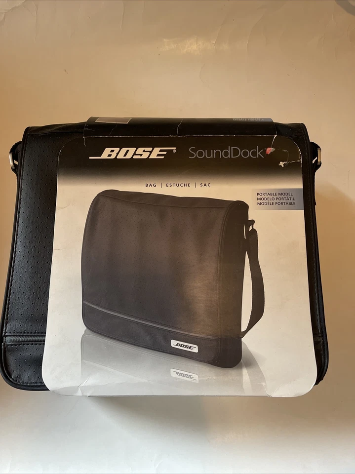Bose SoundDock Portable Travel Bag Carrying Case With Shoulder Strap Black New - Image 4 of 4