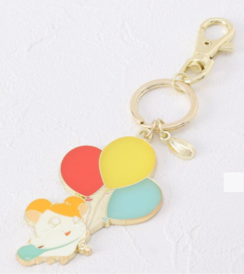 Hamtaro Hamster Hamtaro X Its Demo Keychain Key Ring 13 5cm 5 3 Inch Baloon Ebay