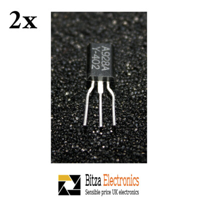 2x 2SA928A 2SA928 PNP Audio/RF Verstärker Transistor 30V 2A 1W TO-92NL