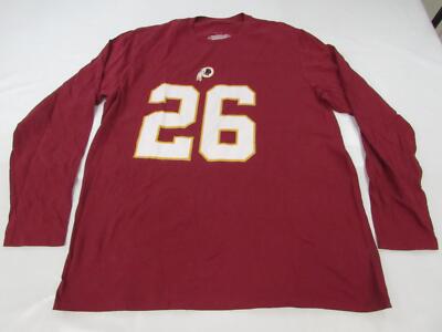 New -Minor Flaw- Washington Redskins #26 Mens Size XL Maroon Long ...