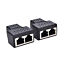 Miniaturansicht 6  - 1to2 LAN Ethernet Network Cable RJ45 Splitter Extender Plug Connector Adapha