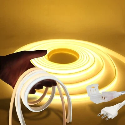 BOBINA LED COB 3 EFFETTI DA 2 A 50 M LUMINOSITA TOTALE IP65 ESTERNO TAGLIABILE