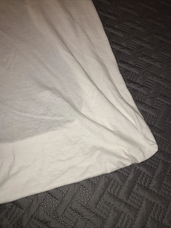 Sábana bajera CARTERS azul pastel rimas infantiles 2 esquinas ajustables vintage Foto 4 de 4