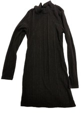 SHEIN Black long sleeve Juniors Dress Size 14 Y Teen Turtle Neck Sweaterdress