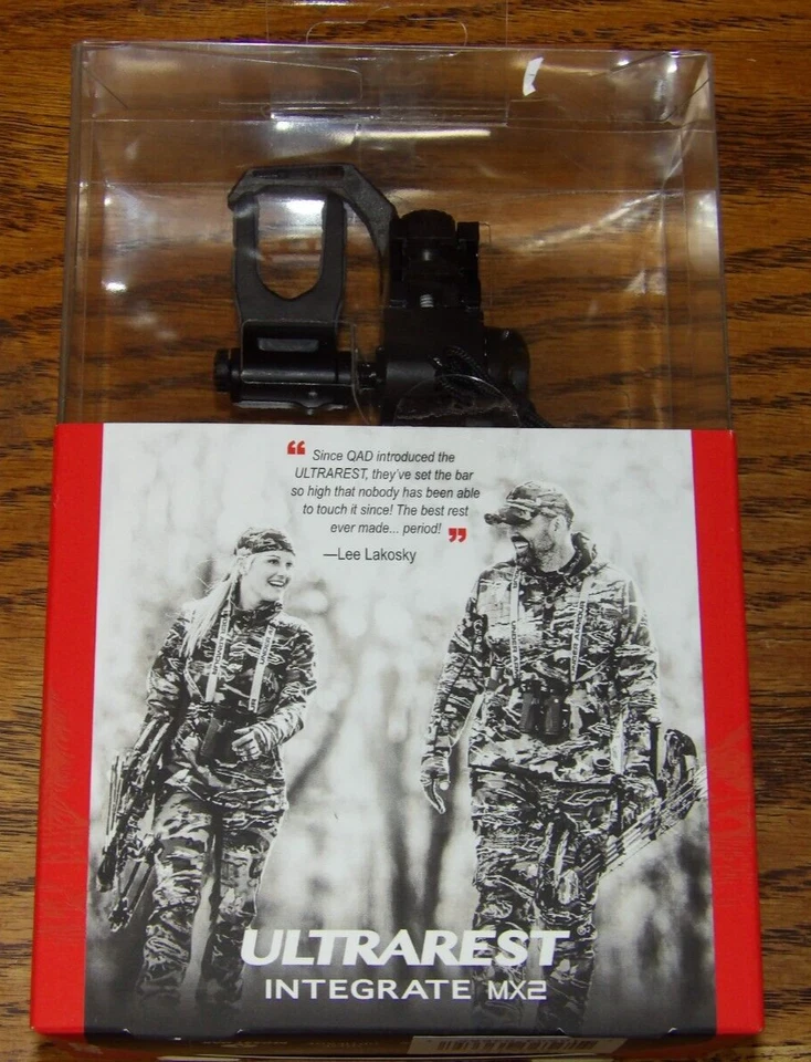 NEW QAD Ultrarest Integrate MX2 QAD- Black - Bow Rest- LEFT Handed- Integrated - Image 3 of 4