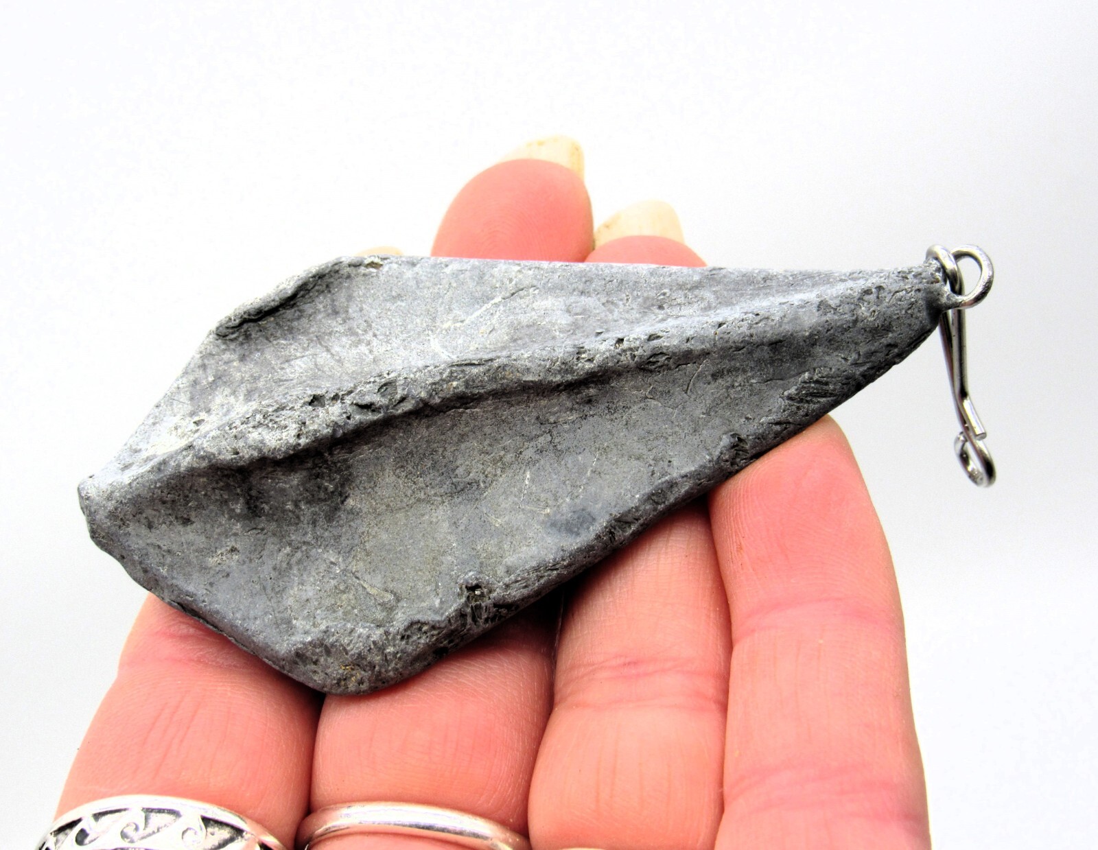 6 x Sea Fishing Lead Weights Used, found on beaches Breakaway