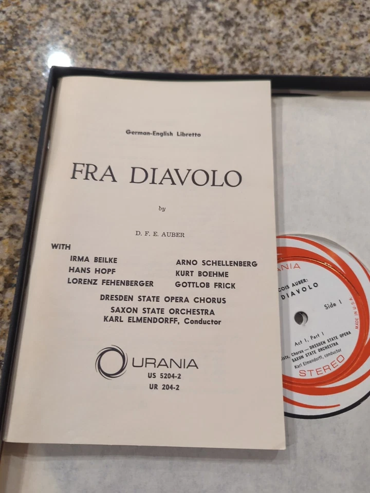 1951 USA URANIA UR 204-2 Francois Auber*, The Dresden State Opera*, Saxon State - Image 2 of 3