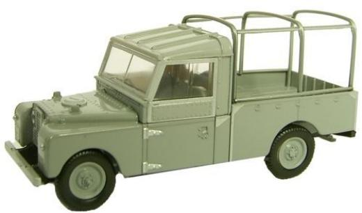 Oxford Diecast 76LAN1109001 Land Rover Series 1 109 Frame Grey OO Gauge