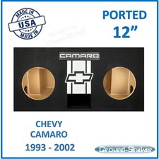 Chevy Camaro 1993-2002 10" Dual Ported Vented Sub Box Subwoofer Enclosure