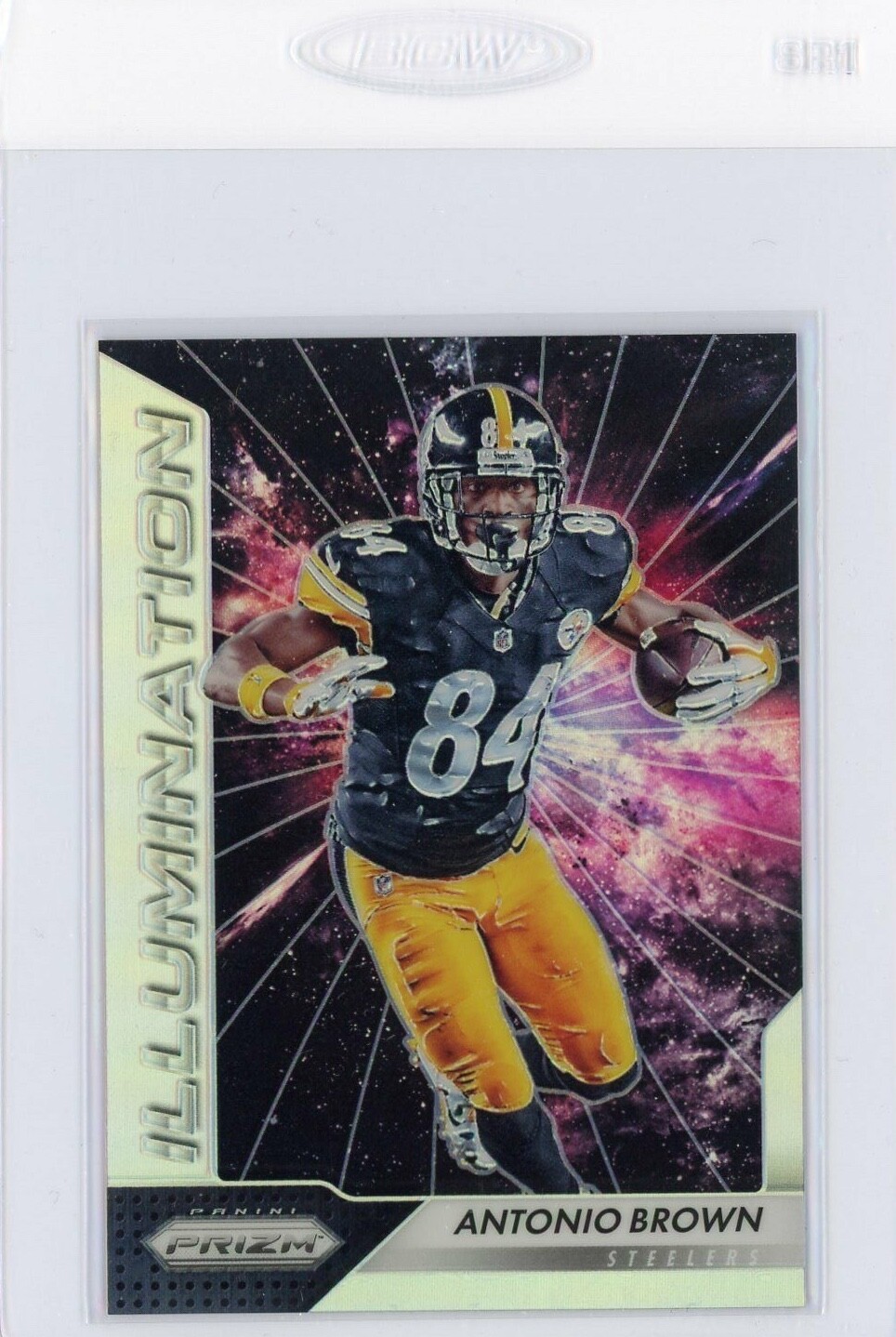 2016 PANINI PRIZM ILLUMINATION PRIZMS ANTONIO BROWN #9 STEELERS BUCS NEAR MINT