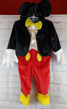 Disney Toys R Us Mickey Mouse Hooded One Piece Baby Costume, Sz. 12 M