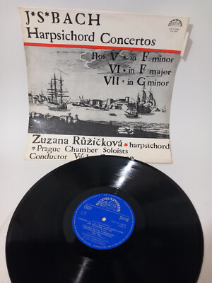 J.S.Bach - Cembalo Konzerte 5,6,7 - Ruzickova - Supraphon Schallplatte Vinyl LP