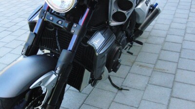 For Yamaha Vmax 1700, radiator trim for V Max 1700, with cover silver