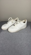 Nike Air Force 1 07 Low Triple White Men's Sneakers CW2288-111 Size 6