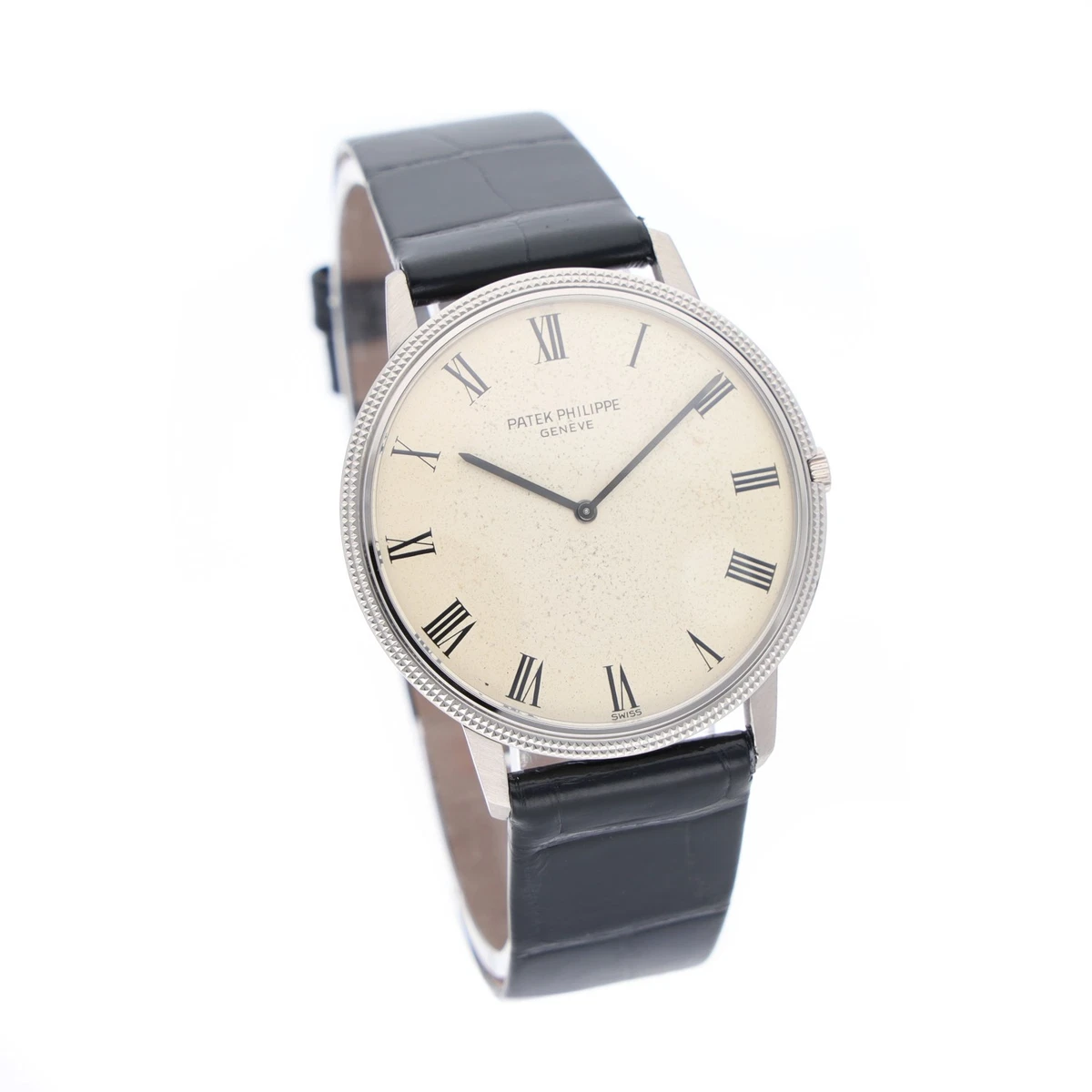 PATEK PHILIPPE CALATRAVA 35MM REF. 3590 ESFERA BLANCA ORO BLANCO 18K SERVICIO 2024