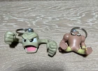 Burger King Pokémon Toy Geodude and Hitmonlee Key Chains From 1999 Vintage