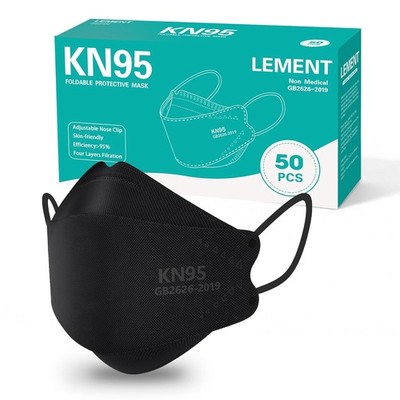KN95 Face Masks 50 Pack Disposable Breathable Dust Masks for Adults Teens