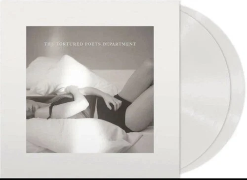 TAYLOR SWIFT Tortured Poets Department LP sealed 2x WHITE VINYL Record POP NEW