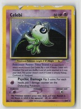 Celebi 3/64 Holo Rare Neo Revelation Pokemon Unlimited Holo Damaged on eBay