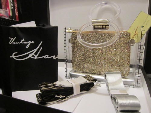 NEU MIT ETIKETT VINTAGE HAVANA MINI MOLLY TASCHE mit 2 SCHULTERGURTEN & STAUBBEUTEL - Bild 6 von 7