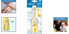 Dr. Brown's Giraffe Infant-to-Toddler Toothbrush - Soft Bristles, BPA-Free