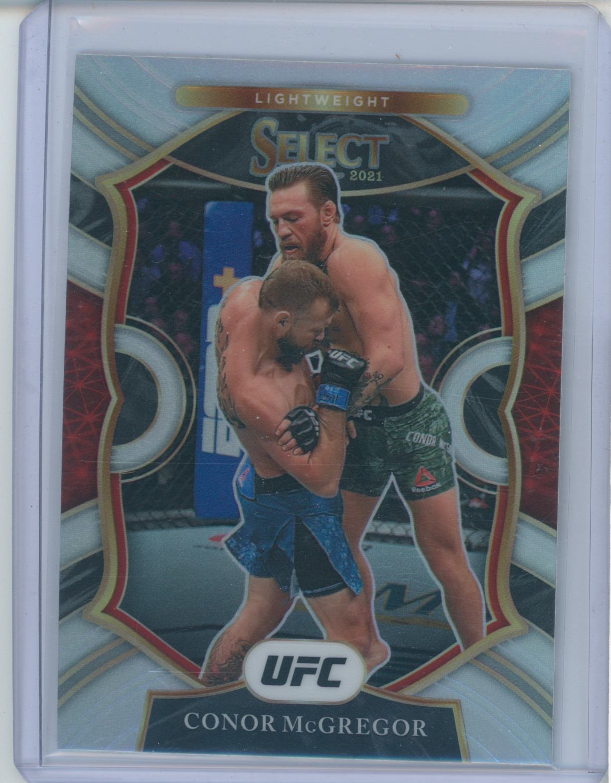 2021 Panini Select UFC Concourse Silver Prizm Conor McGregor Debut Edition