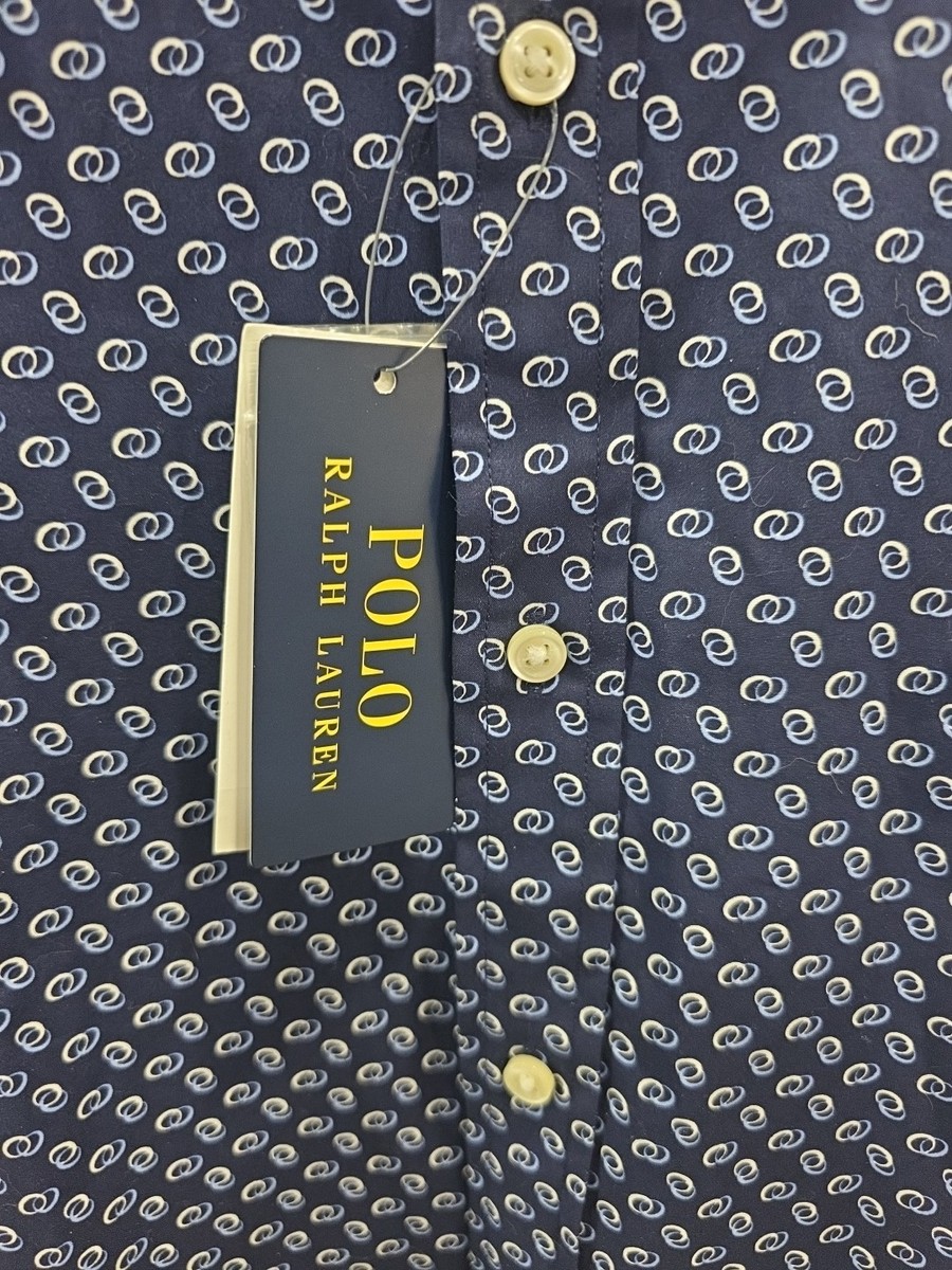 ralph lauren rn 41381 dress shirt Ralph Lauren POLO Long Sleeve Button Down Shirt RN 41381 Large Peach