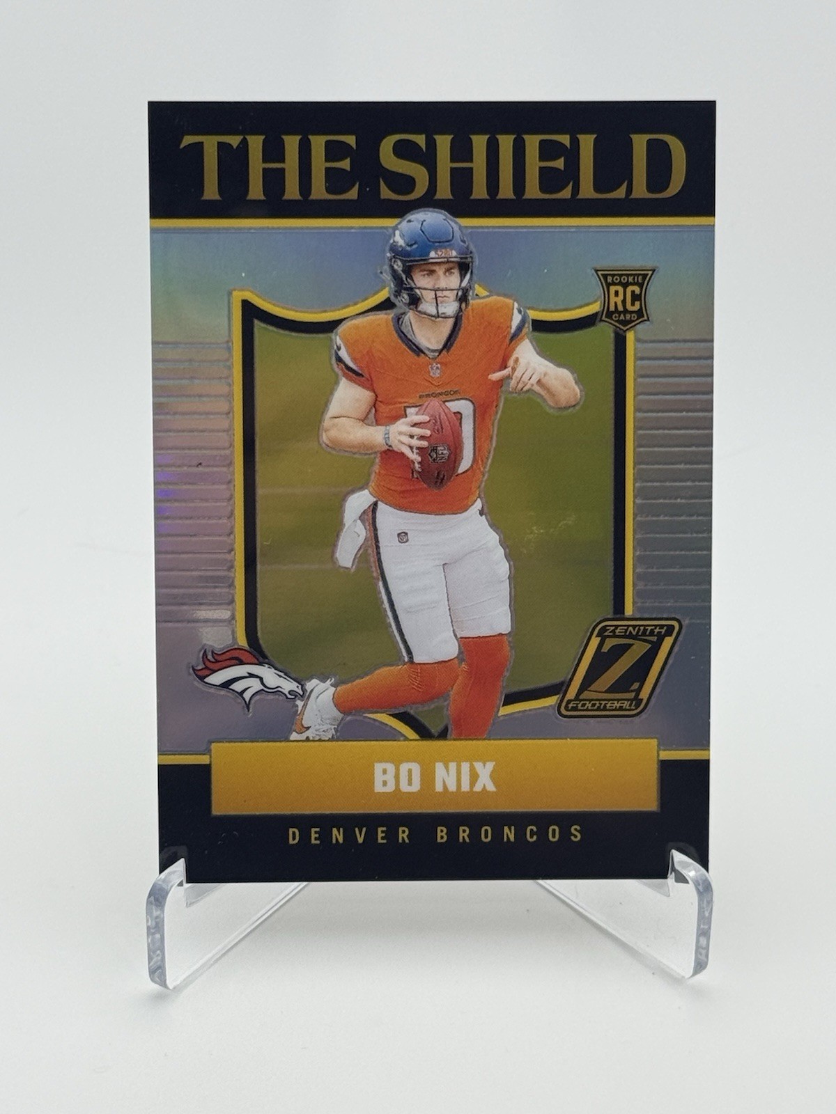 2024 Zenith Bo Nix The Shield #4 Rookie