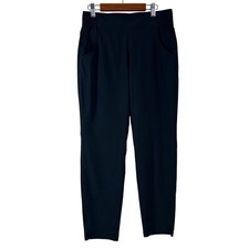 Eddie Bauer Women's Pants Black Nylon Lightweight Outdoor Traveler Ankle Size XS