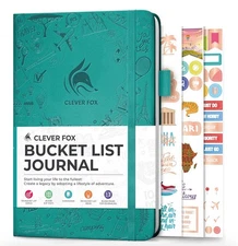 Clever Fox Bucket List Journal � Inspirational Book for Memories & Adventures �