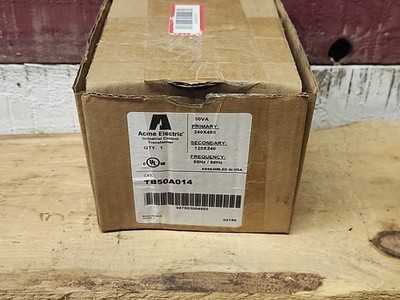 Acme Electric TB50A014 50VA Industrial Control Transformer 120/240 & 240/480V